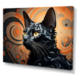 Cornish Rex Curves Cat - Cat Wall Decor