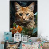 Havana Brown Mystique Cat - Beige Cat Wall Art