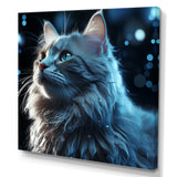 Nebelung Cat Nightfall Portrait - Cat Wall Art Prints