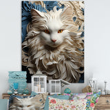 Persian Cat Purity Collage - Cat Living Room Wall Art