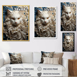 Persian Cat Purity Collage - Cat Living Room Wall Art