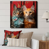 Pixie-bob Playmates Cats - Cat Canvas Wall Art