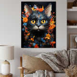 Pixie-bob Pondering Cat Collage - Cat Wall Decor