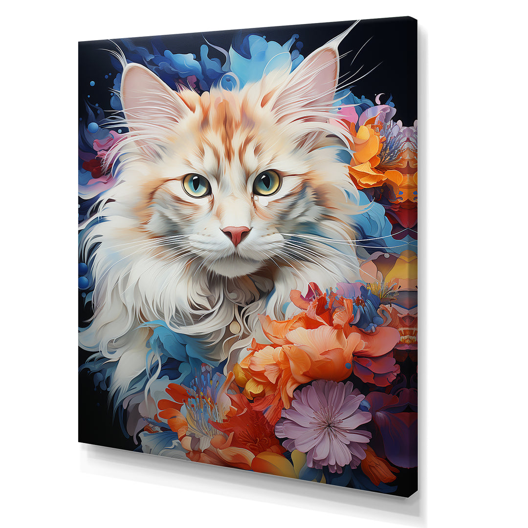 Ragamuffin Radiance Multicolor Cat Collage - Cat Wall Art Prints