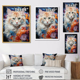 Ragamuffin Radiance Multicolor Cat Collage - Cat Wall Art Prints