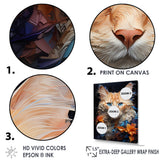 Ragamuffin Radiance Cat Collage - Brown Cat Wall Art