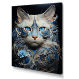 Siamese Serenade Cat - Cat Canvas Wall Art