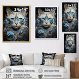 Siamese Serenade Cat - Cat Canvas Wall Art