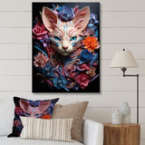 Cat Sphynx Soul Portrait - Cat Wall Art Prints