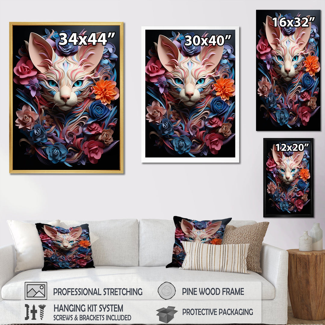 Cat Sphynx Soul Portrait - Cat Wall Art Prints