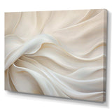 White Silk Fabric River - Fashion Canvas Wall Art