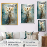 Angels Announcement Celestical Christianism I - Spiritual Canvas Wall Art