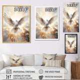 Christianity Dove Descent From Paradise - Spiritual Canvas Wall Art