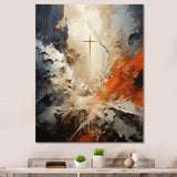 Minimalism Christianity Cross Dream - Spiritual Canvas Wall Art