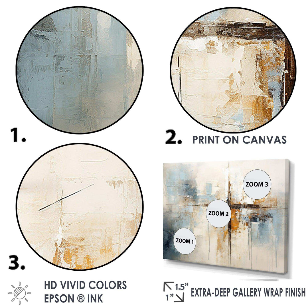 Minimalism Christianity Cross Dream I - Spiritual Canvas Wall Art