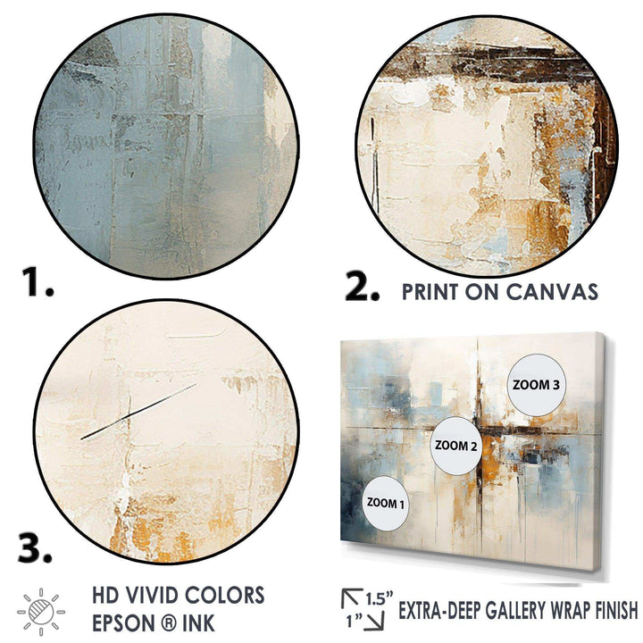 Minimalism Christianity Cross Dream I - Spiritual Canvas Wall Art
