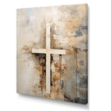 Minimalism Christianity Cross Collage - Spiritual Canvas Wall Art