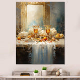 The Last Supper Spectrum Collage - Spiritual Canvas Wall Art