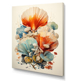 Geometric Forms Of Clam - Clam Canvas Wall Art