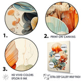 Geometric Forms Of Clam - Clam Canvas Wall Art