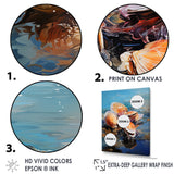 Bold Brushstrokes Of Clam On Beach - Clam Canvas Wall Art
