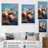 Bold Brushstrokes Of Clam On Beach - Clam Canvas Wall Art