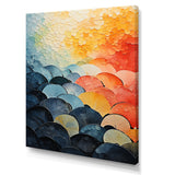 Cubist Clam Geometric Coastlines - Clam Wall Decor