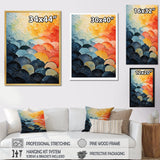 Cubist Clam Geometric Coastlines - Clam Wall Decor