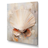 Minimalism Beige Clam Beauty - Clam Wall Art Prints