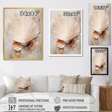 Minimalism Beige Clam Beauty - Clam Wall Art Prints