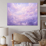 Purple Pastel Lansdcape - Landscapes Canvas Wall Art