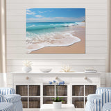 Oceanic Beach Harmony - Coastal Canvas Wall Art