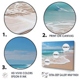 Oceanic Beach Harmony - Coastal Canvas Wall Art