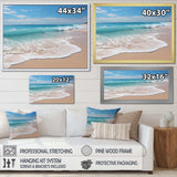 Oceanic Beach Harmony - Coastal Canvas Wall Art