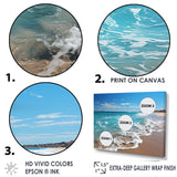 Oceanic Beach Harmony I - Coastal Canvas Wall Art