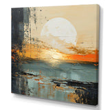 Modern Coastal Mystic Sunrise I - Coastal Canvas Wall Art