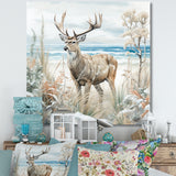 Deer Charm In Winter - Deer Wall Decor