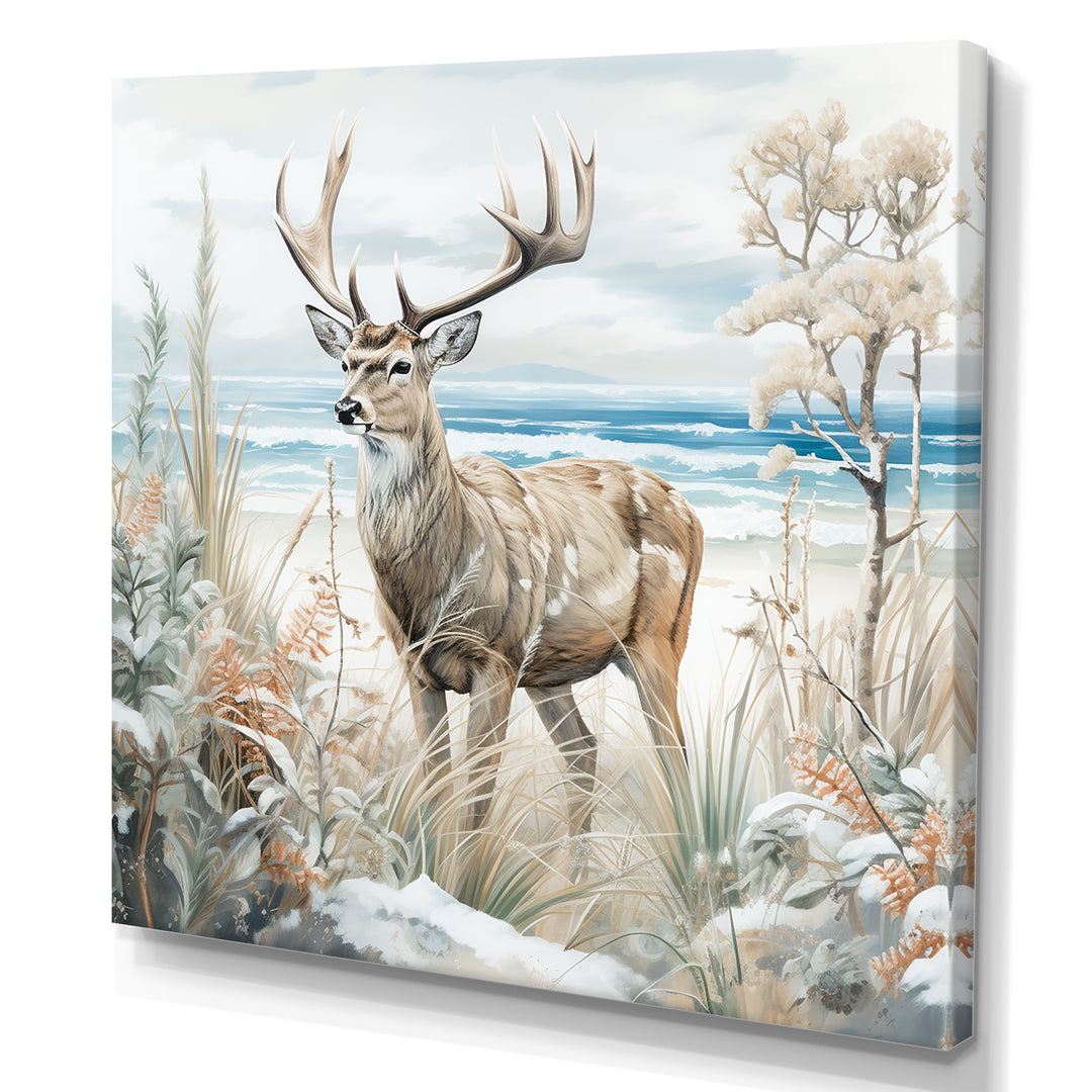 Deer Charm In Winter - Deer Wall Decor