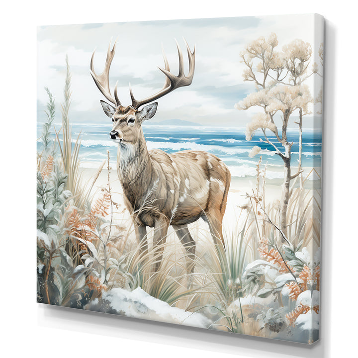Deer Charm In Winter - Deer Wall Decor