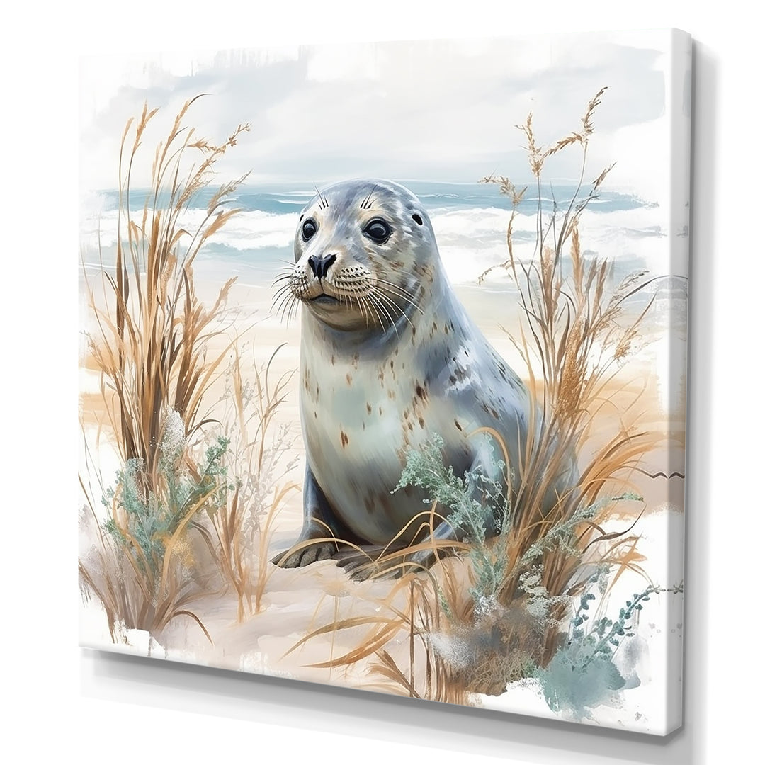 Coastal Animal Charm In Winter - Coastal Animal Wall Art Prints