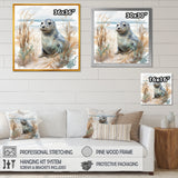 Coastal Animal Charm In Winter - Coastal Animal Wall Art Prints