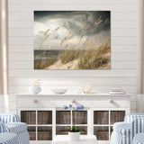 Coastal Beach Grass Tranquility - Coastal Canvas Wall Art