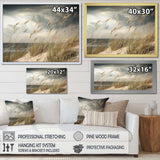 Coastal Beach Grass Tranquility - Coastal Canvas Wall Art