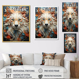 Mystic Wolf Animal Portrait - Wolf Canvas Wall Art