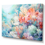 Underwater Coral Symphony Ii I - Animals Canvas Wall Art