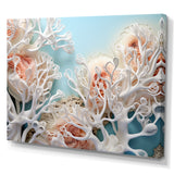 Pink Basket Underwater Elegance - Pink Coral Wall Art
