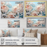 Pink Basket Underwater Elegance - Pink Coral Wall Art