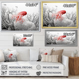 Monochrome Coral And Grey Octopus Paddle - Octopus Bedroom Wall Art