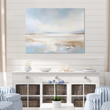 Soft Color Beach Horizon I - Coastal Canvas Wall Art