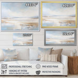 Soft Color Beach Horizon I - Coastal Canvas Wall Art